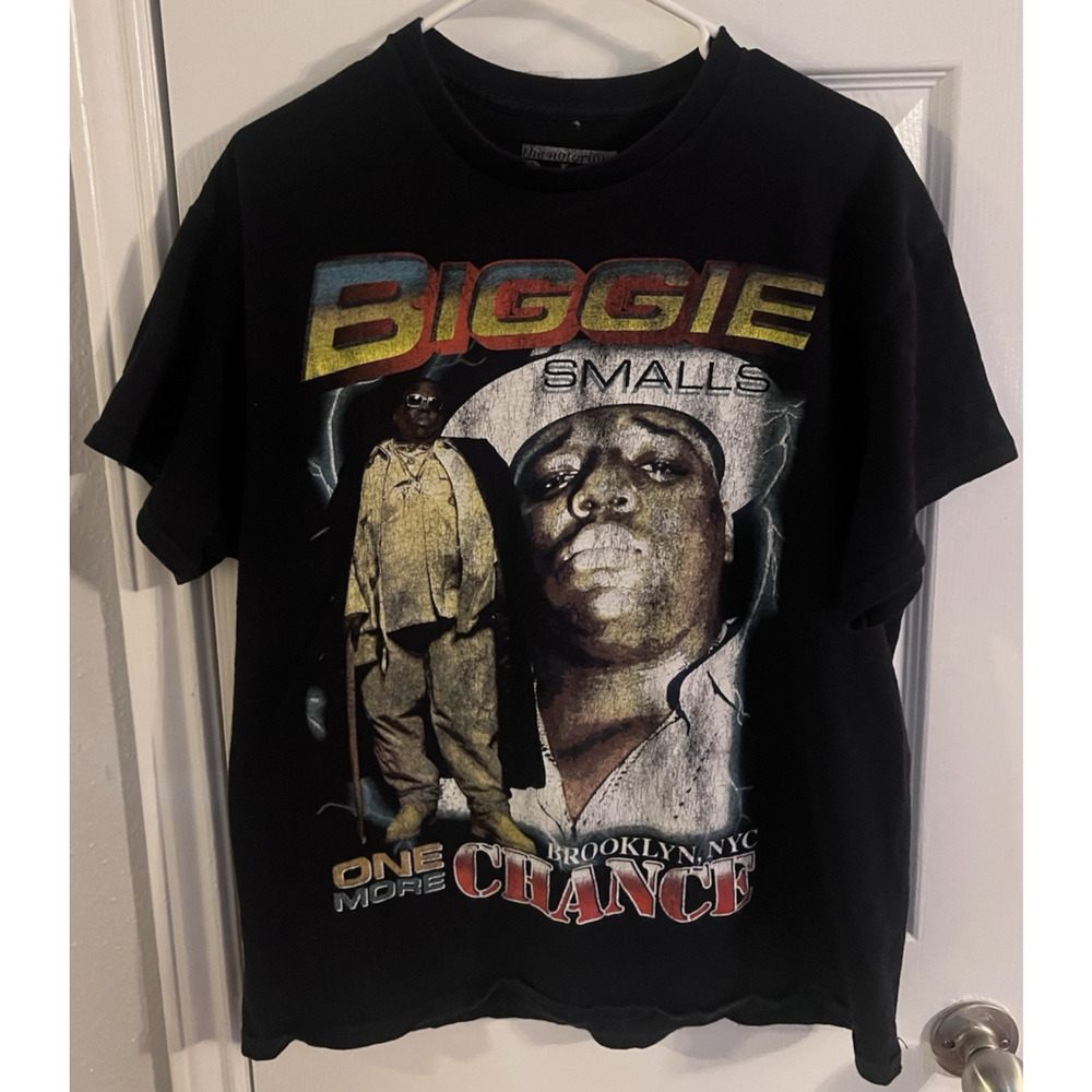 Biggie Smalls One More ChanceT-Shirt Size Adult Large Black